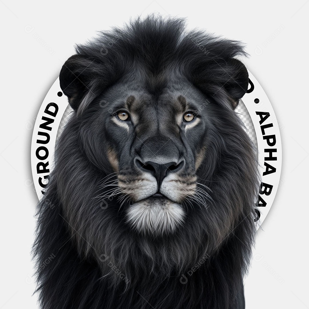 Elemento 3D Leão do Inposto de Renda Para Composição PSD