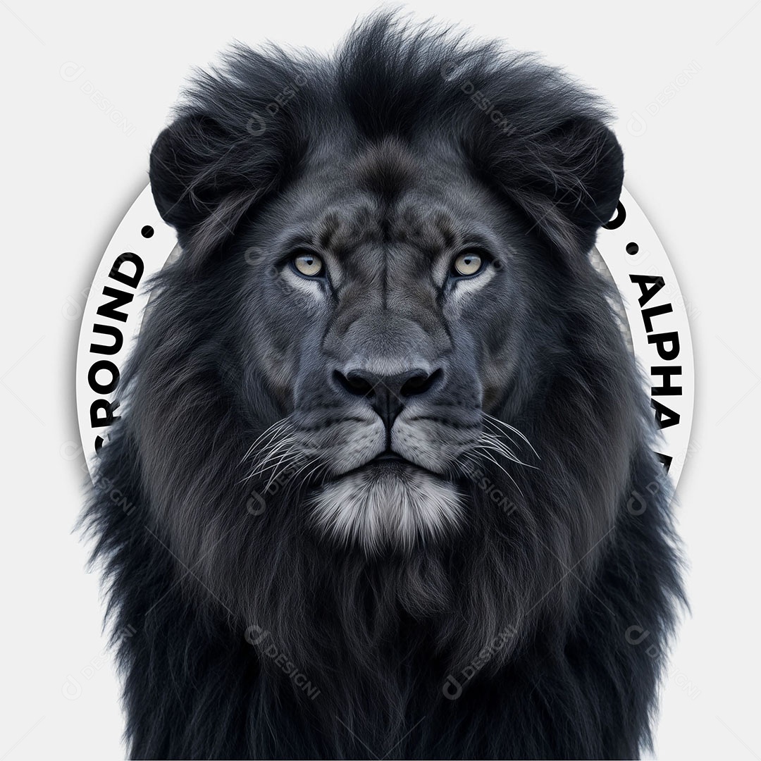 Elemento 3D Leão do Inposto de Renda Para Composição PSD