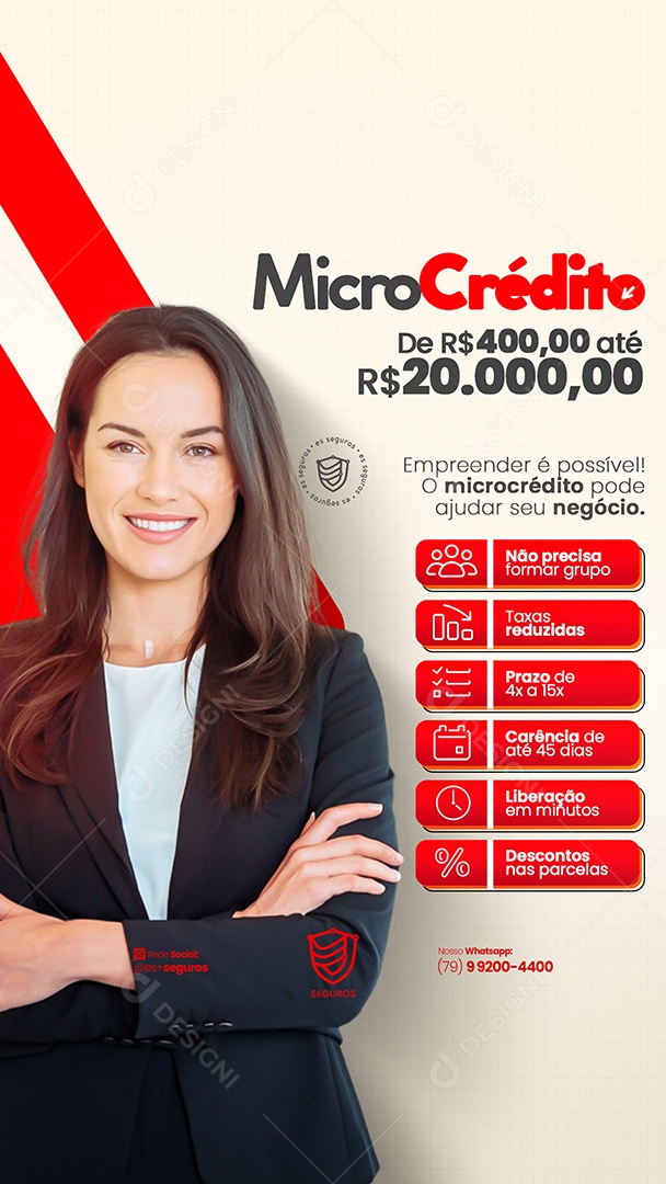Story Empréstimo Micro Crédito Social Media PSD Editável