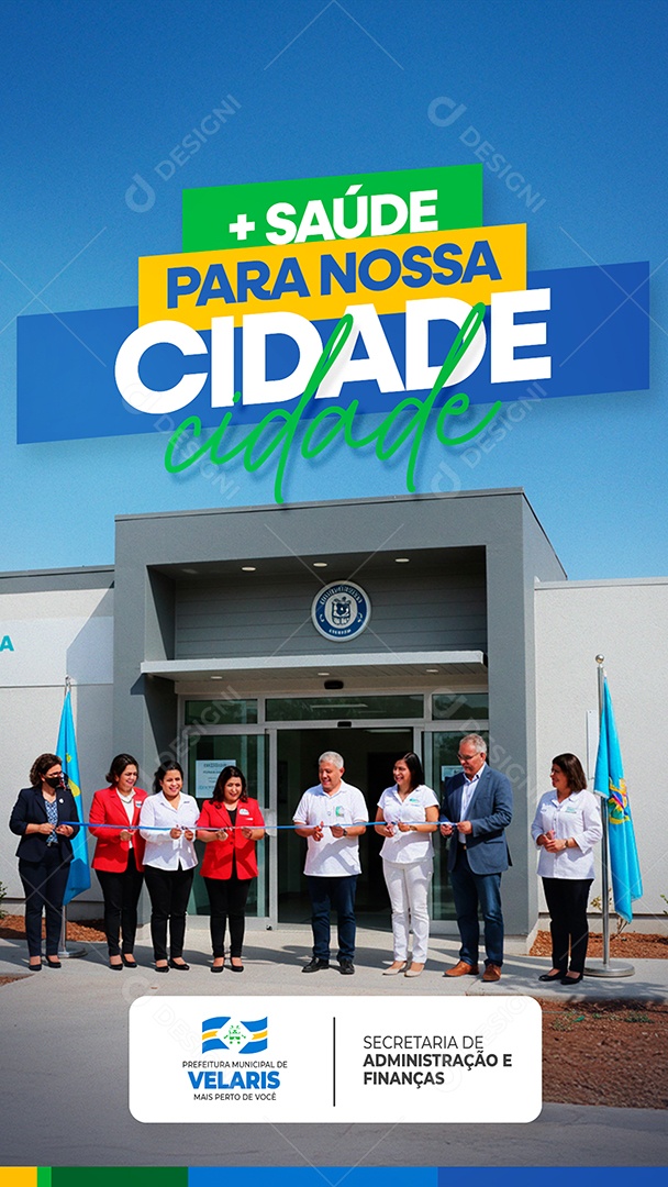 Story Prefeitura Mais Saúde Para Nossa Cidade Social Media PSD Editável
