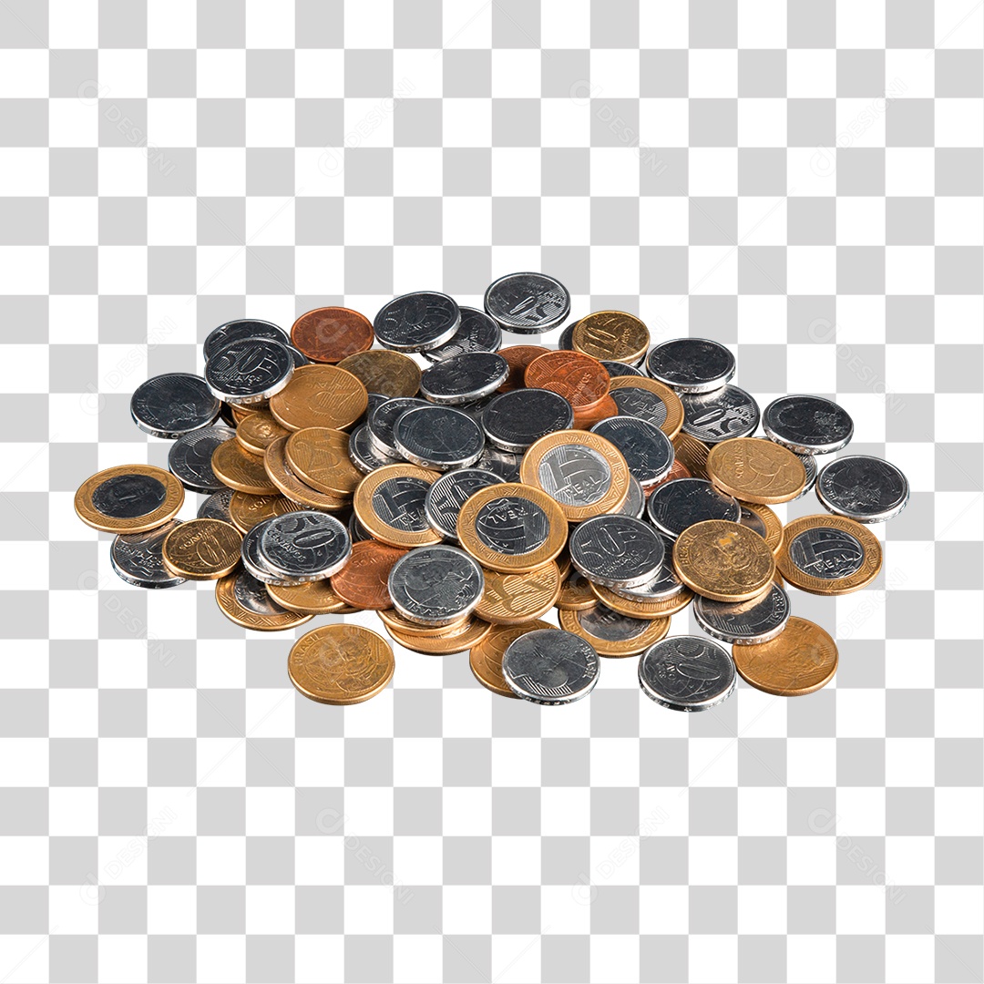 Dinheiro Moedas PNG Transparente