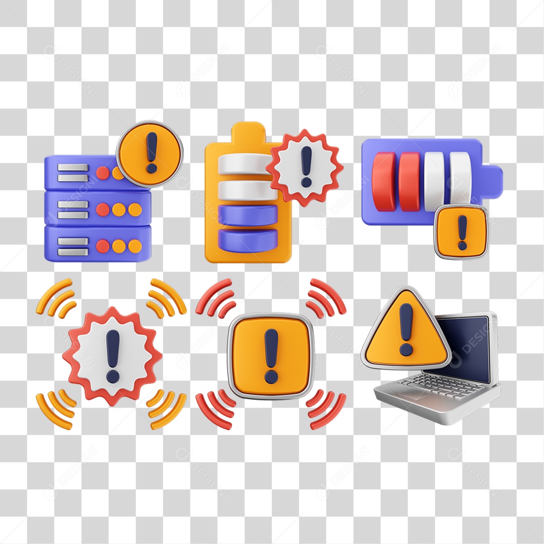 Ícones Alerta Perigo Símbolo PNG Transparente