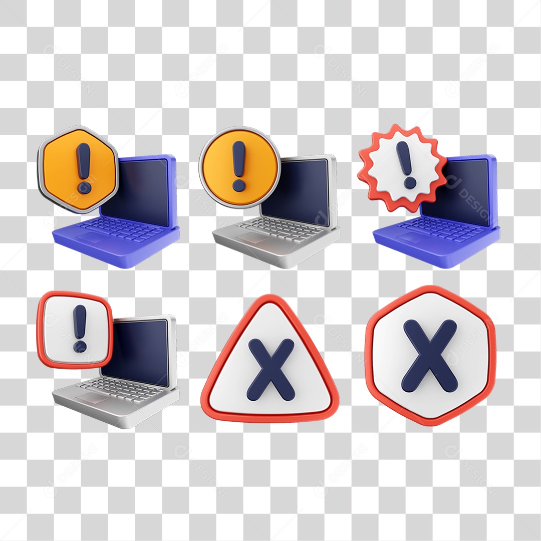 Ícones Alerta Perigo Símbolo PNG Transparente