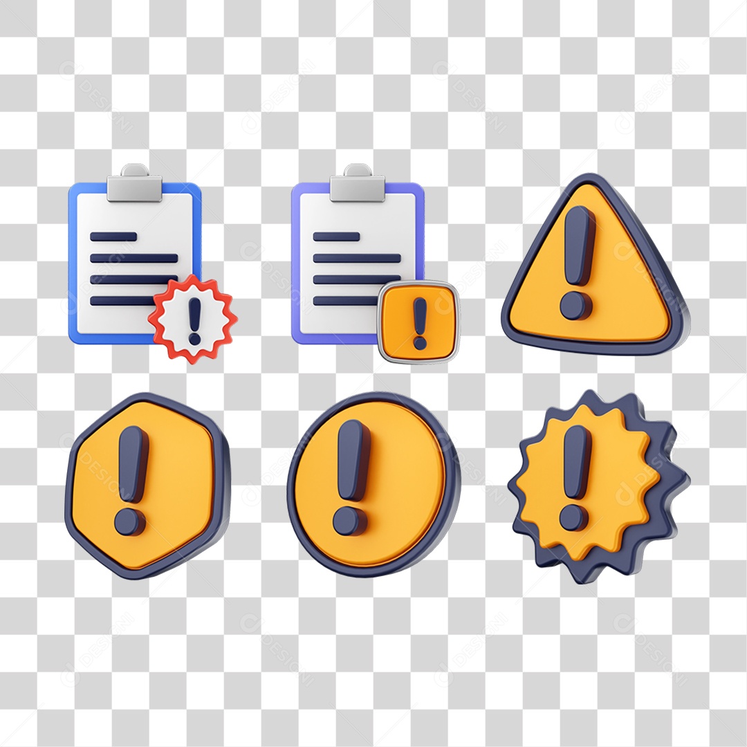 Ícones Alerta Perigo Símbolo PNG Transparente
