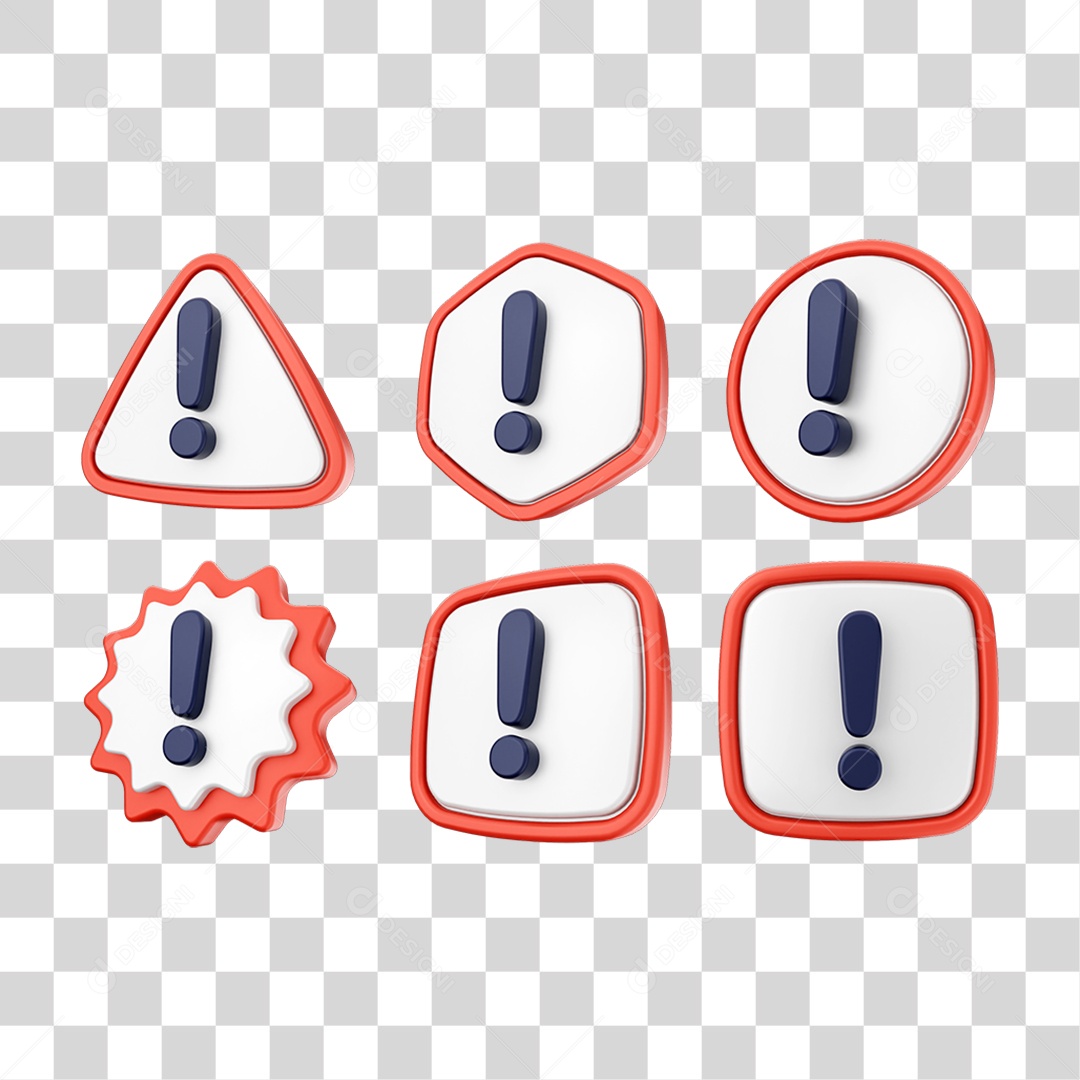 Ícones Alerta Perigo Símbolo PNG Transparente