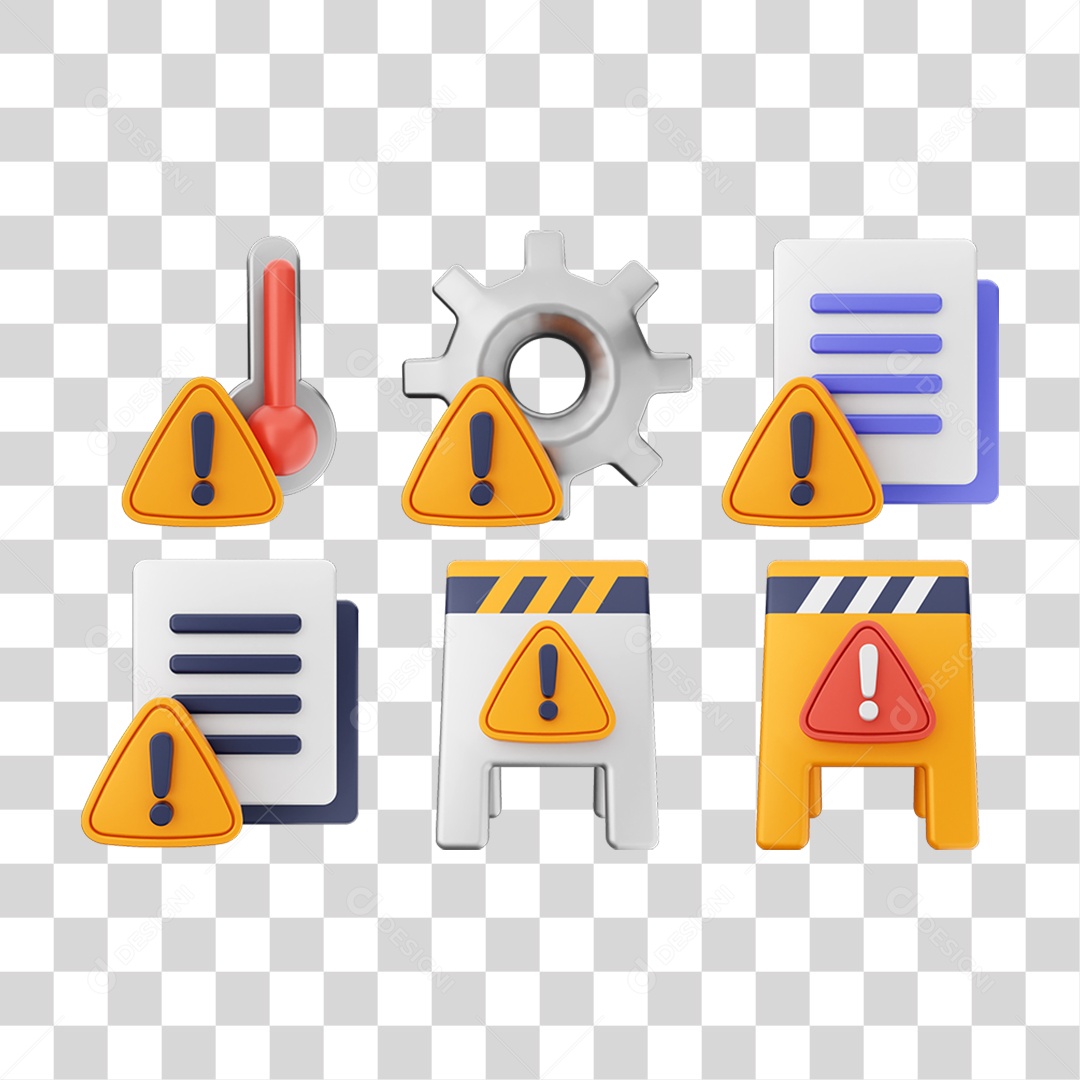 Ícones Alerta Perigo Símbolo PNG Transparente
