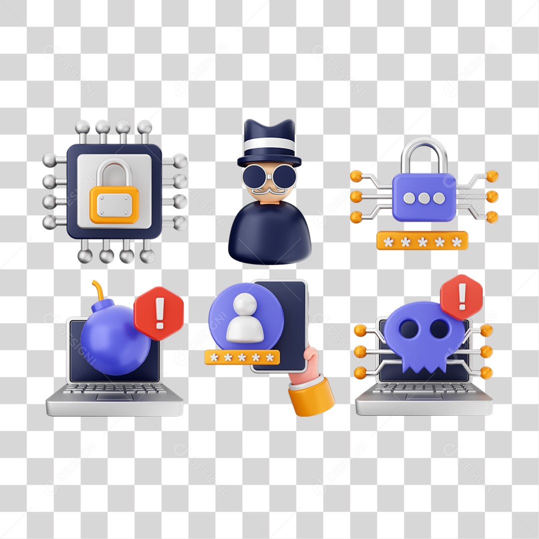 Pacotes de Ícones Computador PNG Transparente