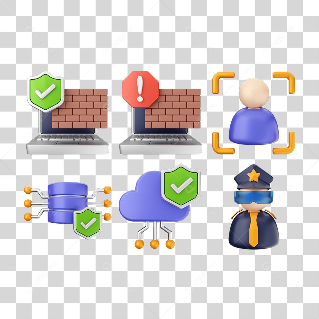 Pacotes de Ícones Computador PNG Transparente