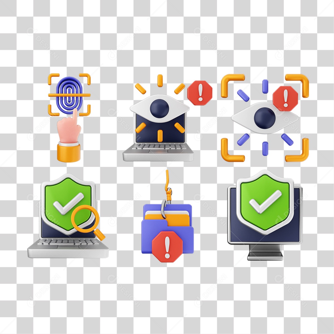 Pacotes de Ícones Computador PNG Transparente