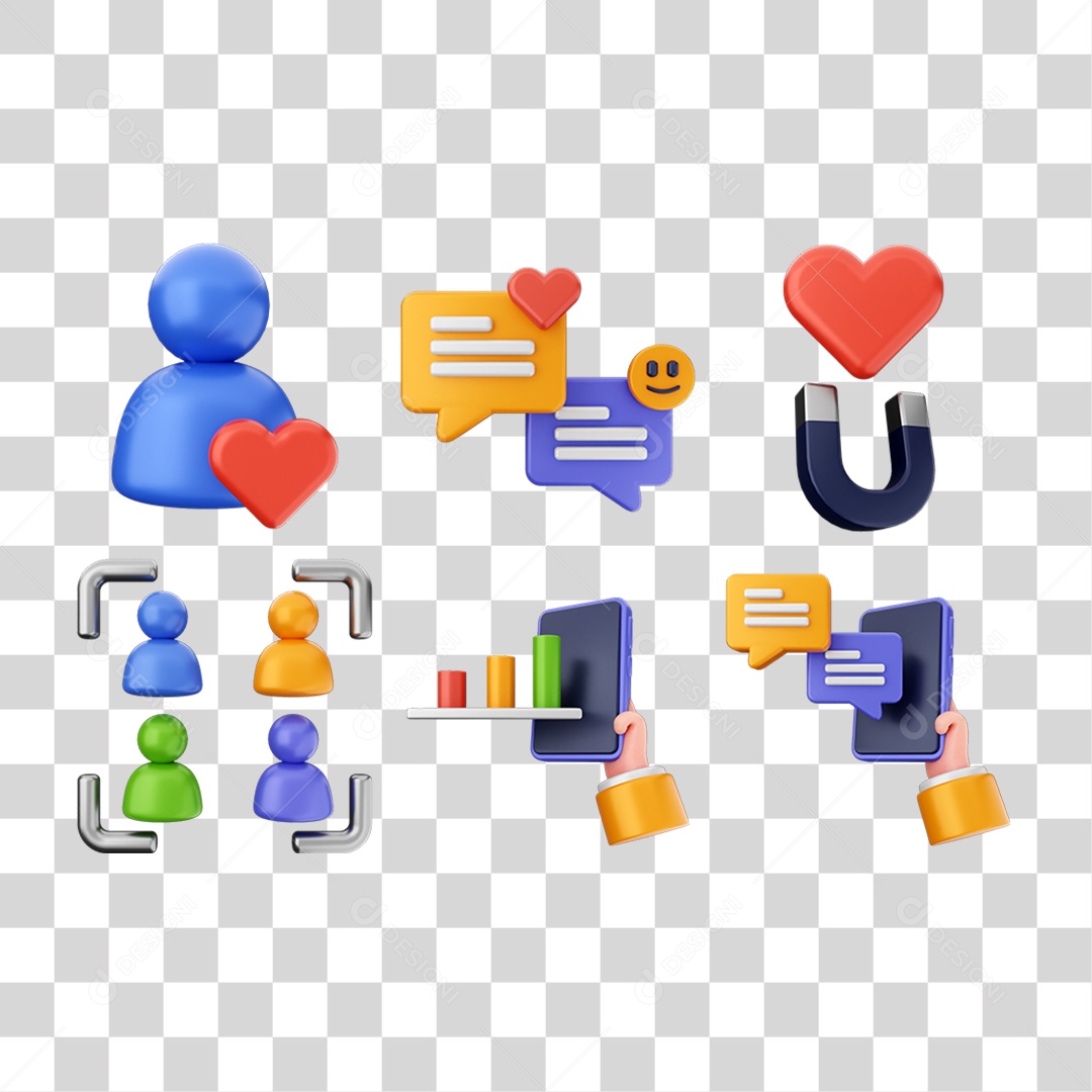 Pacotes de Ícones Comunicação Mensagens PNG Transparente
