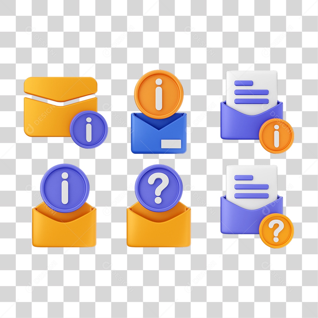 Pacotes de Ícones Arquivos Mensagem PNG Transparente