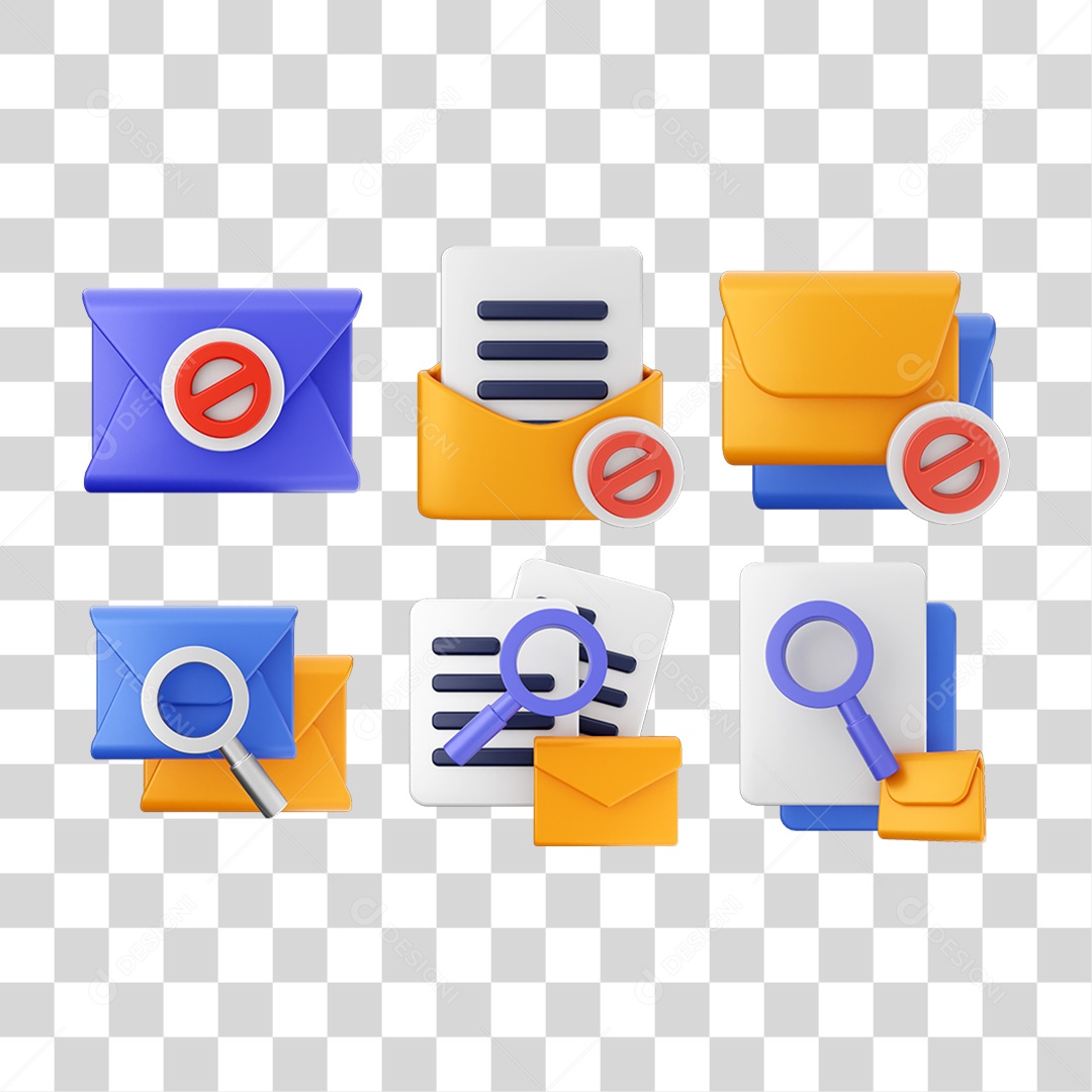 Pacotes de Ícones Arquivos Mensagem PNG Transparente
