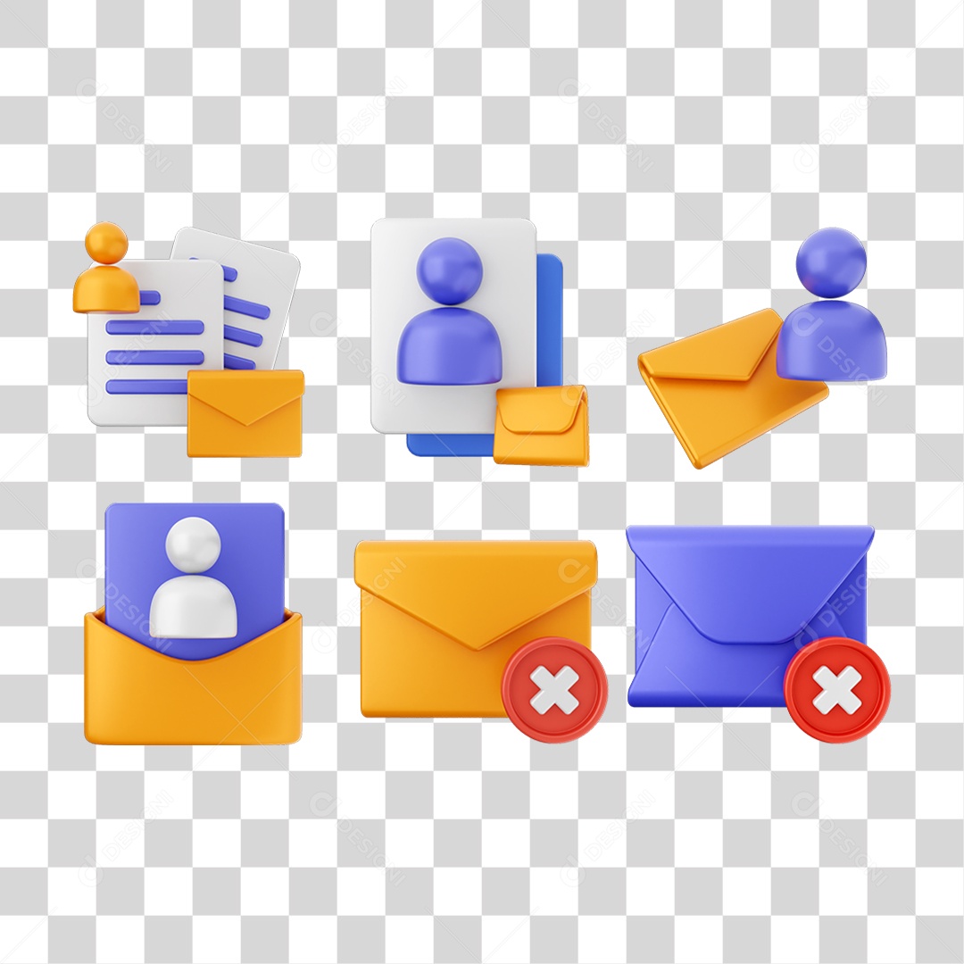 Pacotes de Ícones Arquivos Mensagem PNG Transparente