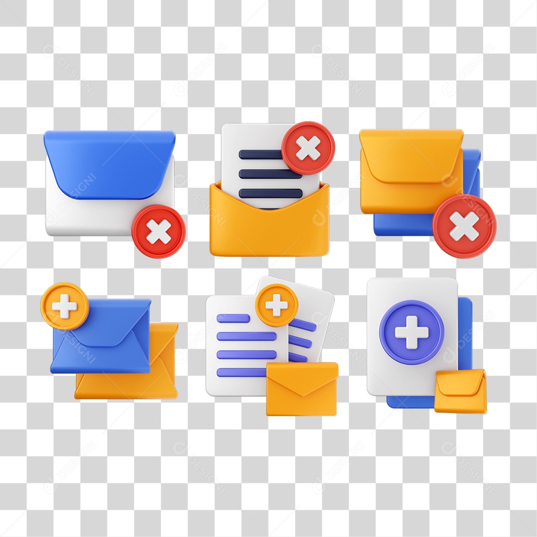 Pacotes de Ícones Arquivos Mensagem PNG Transparente