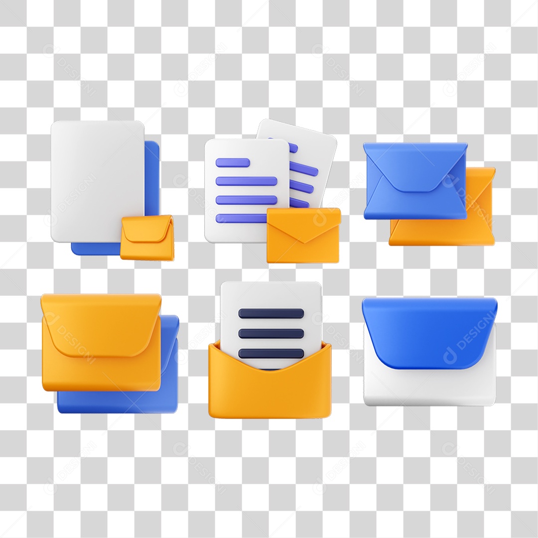 Pacotes de Ícones Arquivos Mensagem PNG Transparente