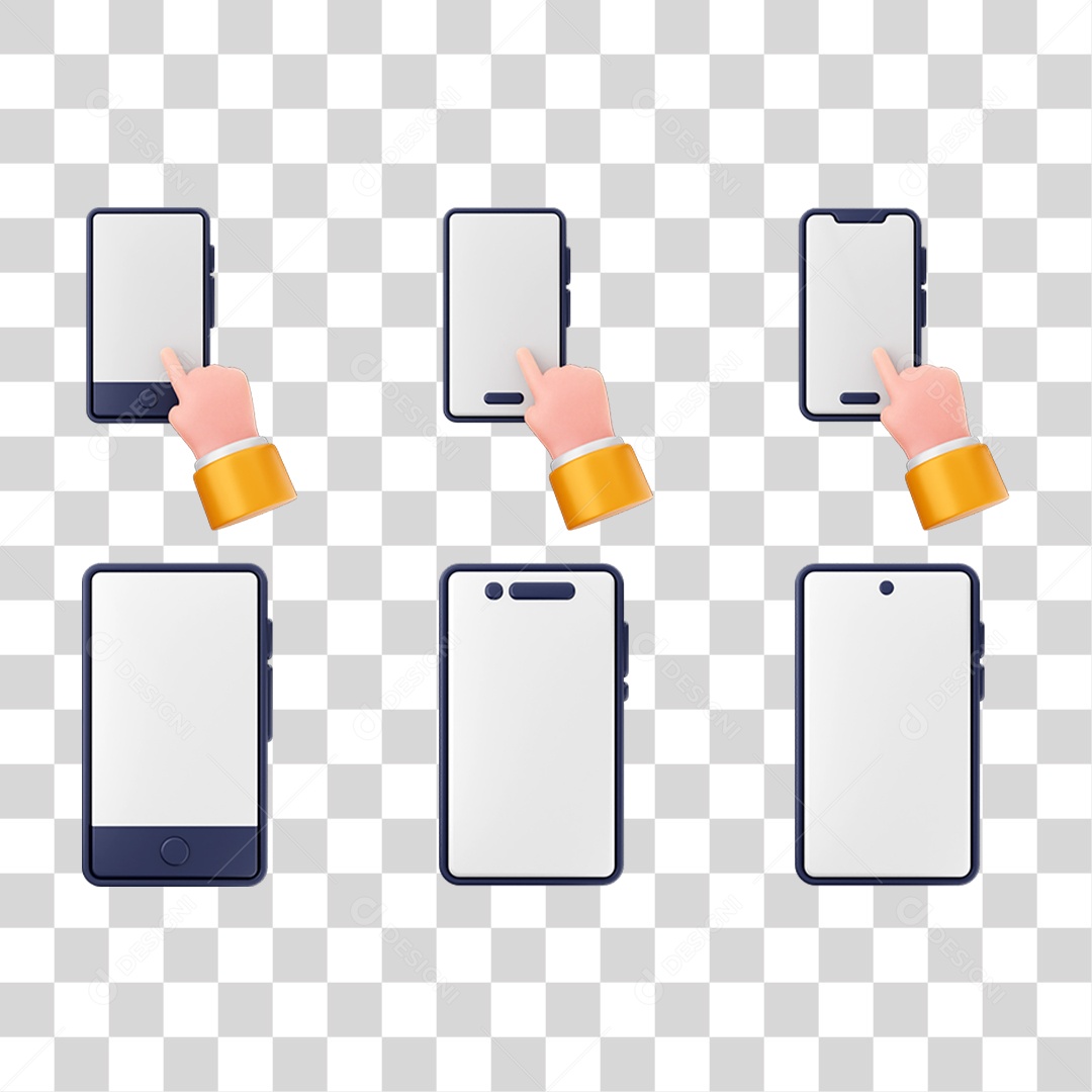 Ícone 3D Pacotes Internet Compras Online PNG Transparente