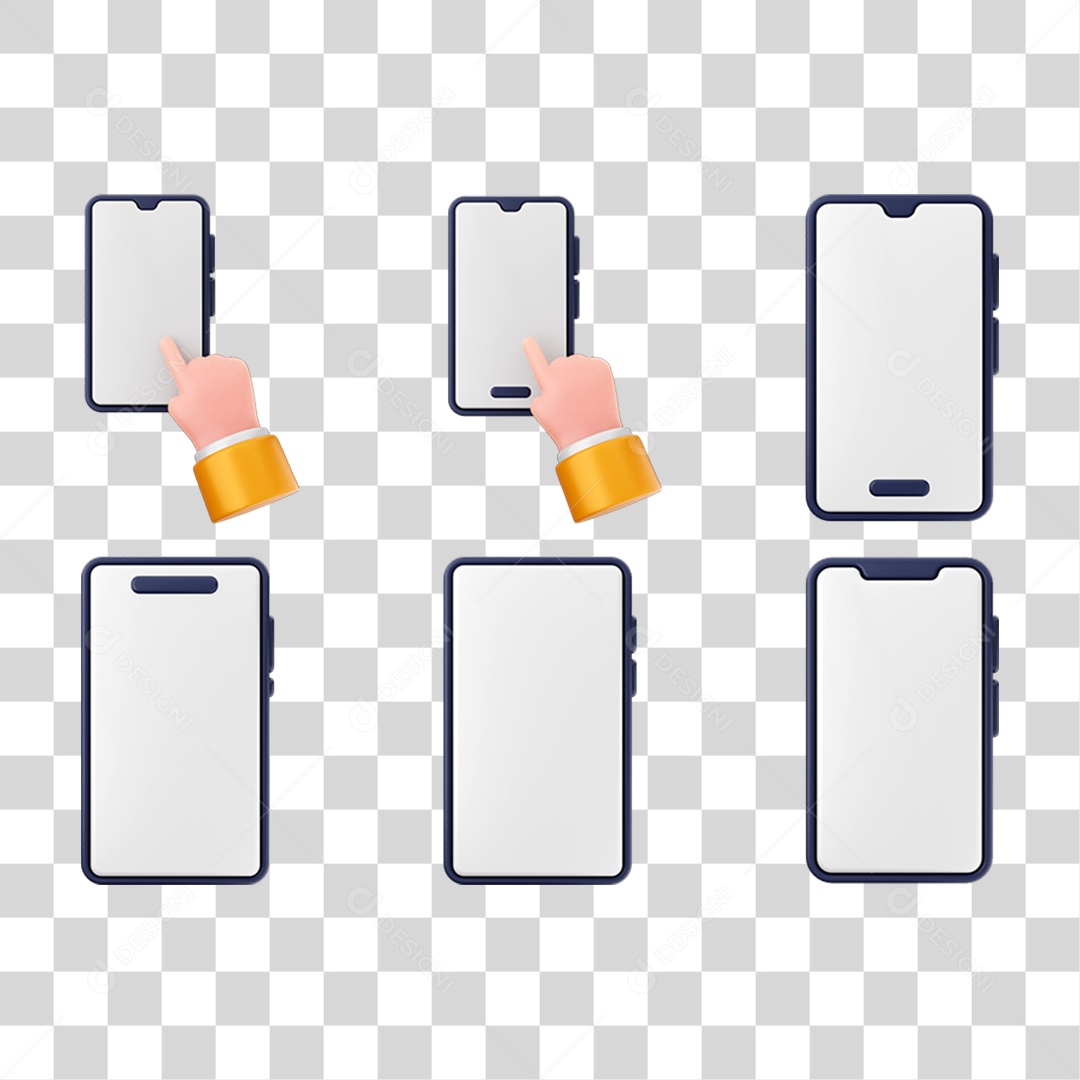 Ícone 3D Pacotes Internet Compras Online PNG Transparente