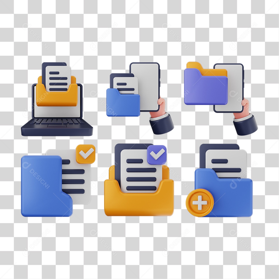 Pacote de Ícones Computador Internet PNG Transparente