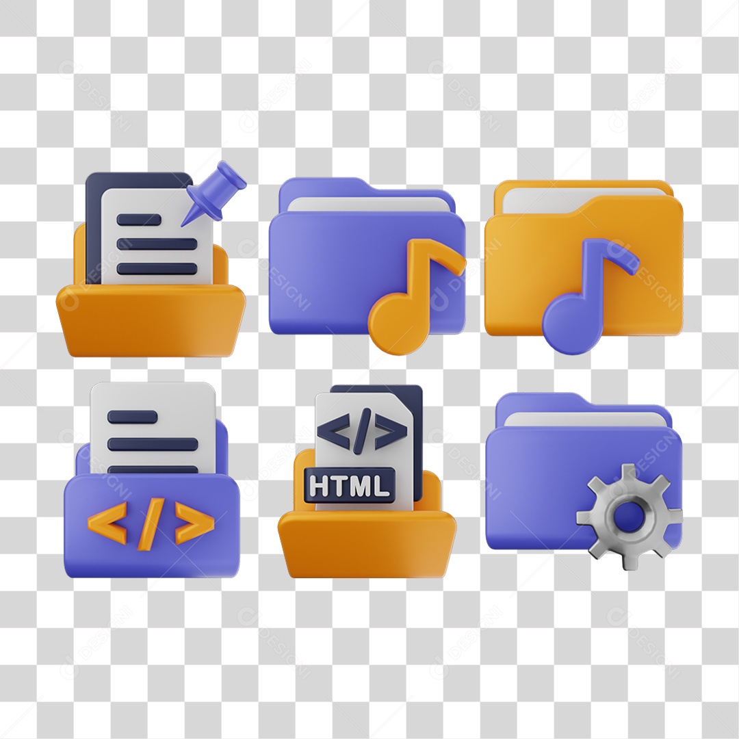 Pacote de Ícones Computador Internet PNG Transparente