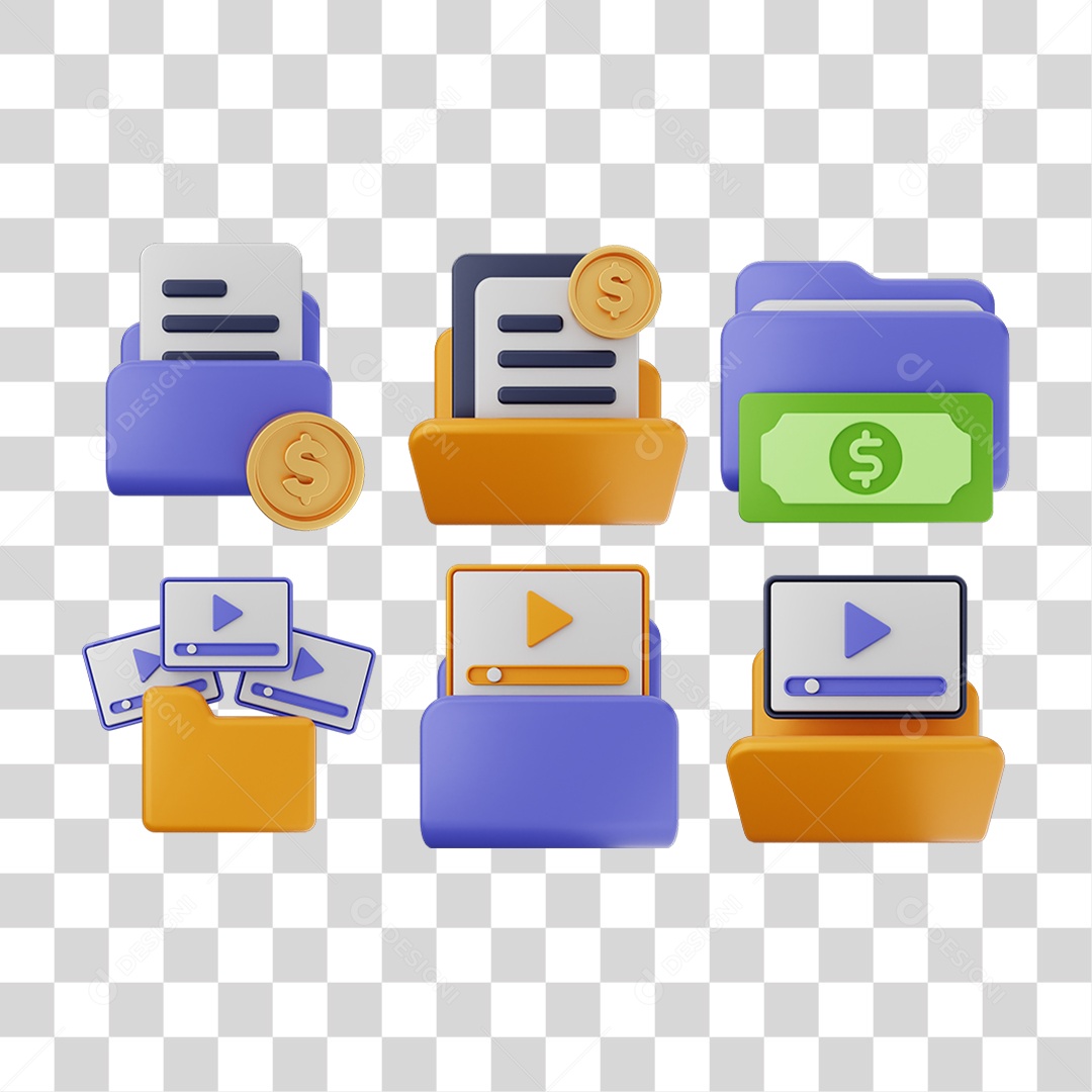 Pacote de Ícones Computador Internet PNG Transparente