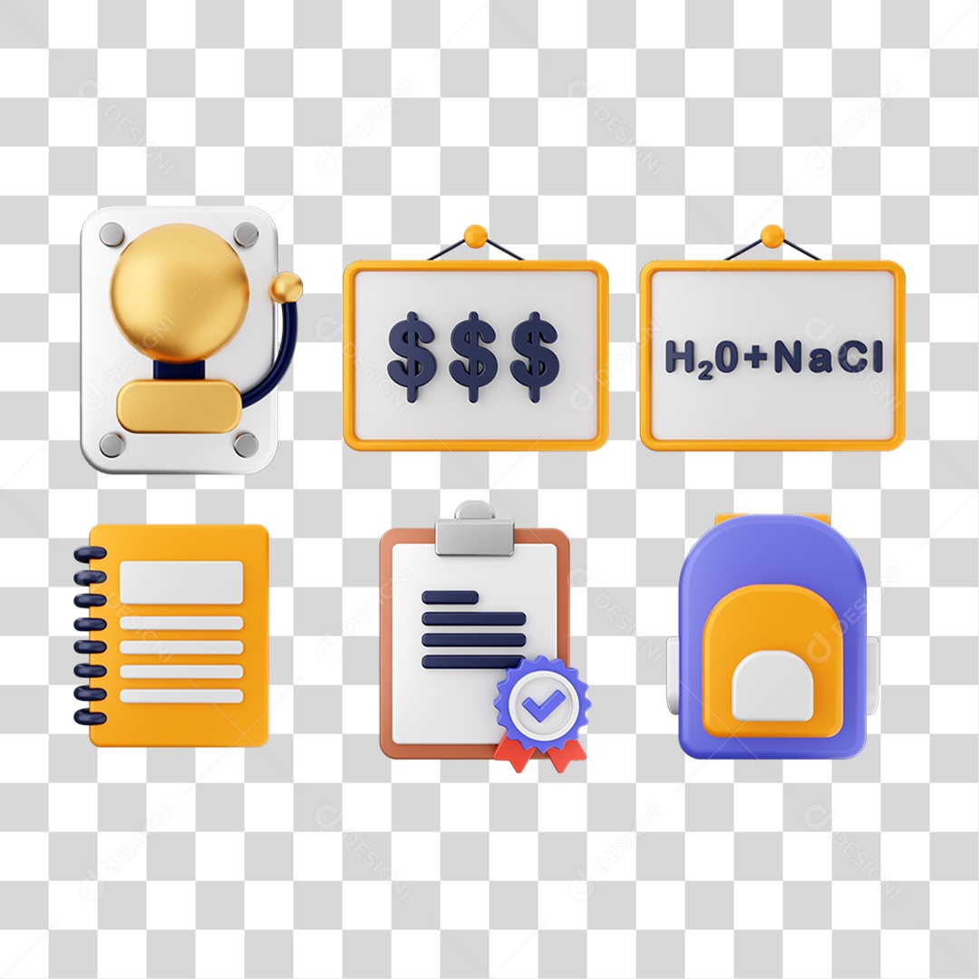 Pacote de Ícones Internet PNG Transparente