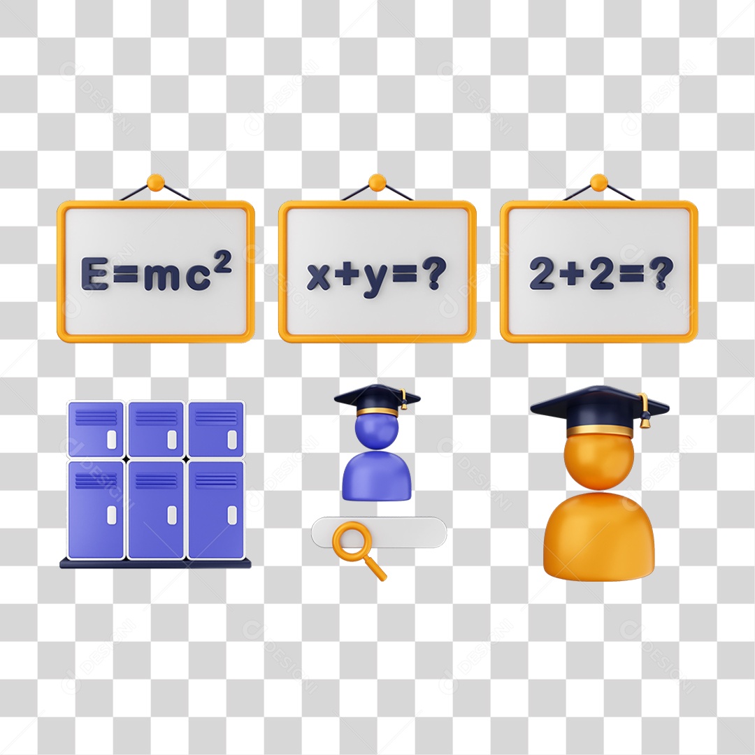 Pacote de Ícones Internet PNG Transparente