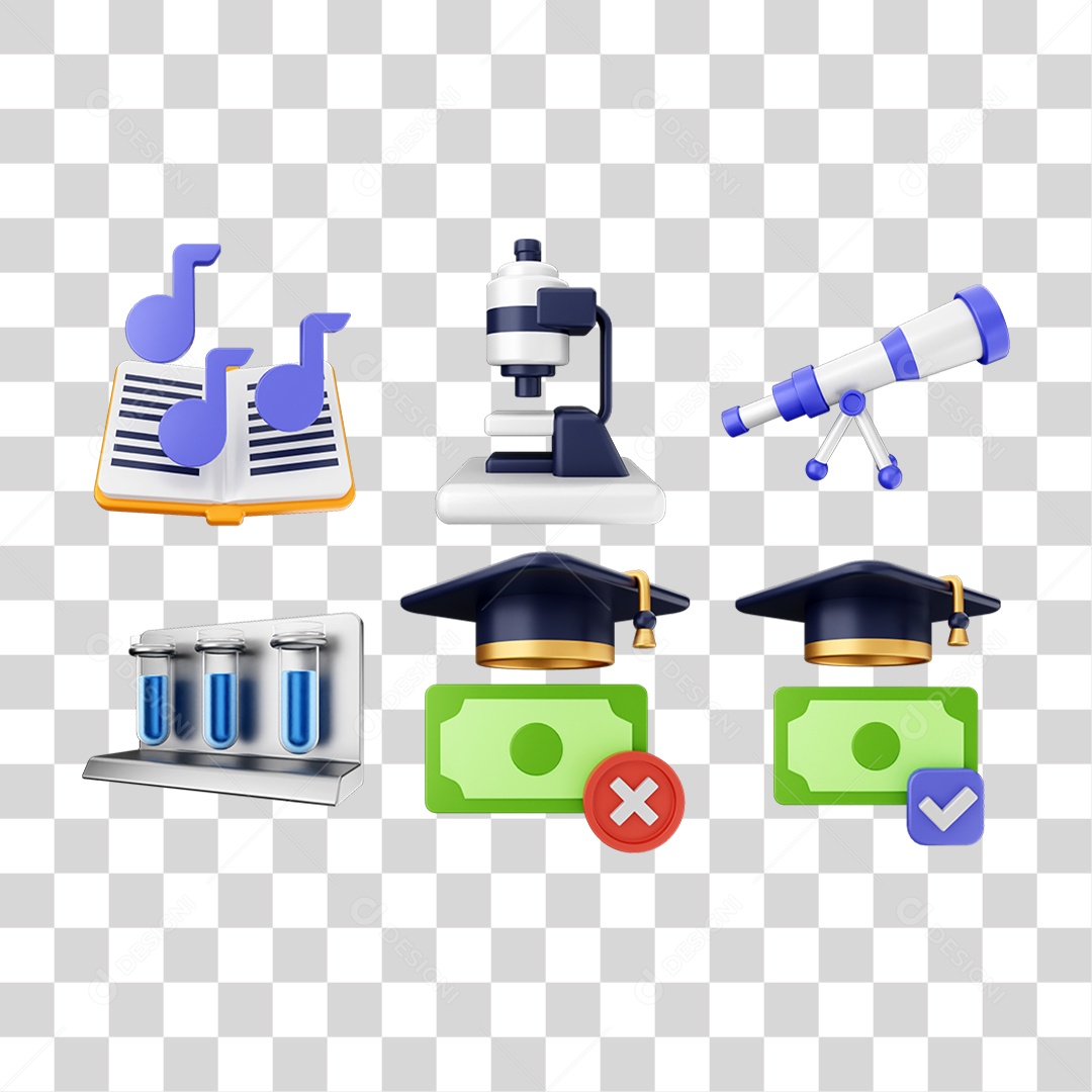 Pacote de Ícones Internet PNG Transparente