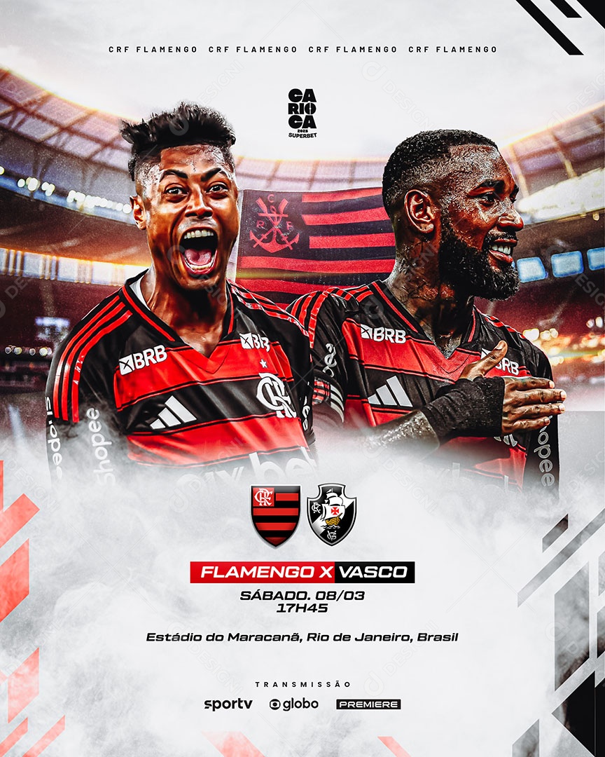 Flyer Jogo De Futebol Social Mídia PSD Editável