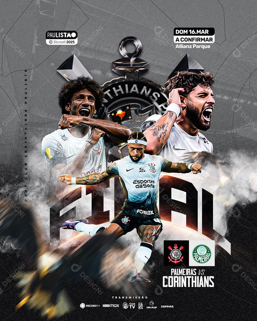 Flyer Jogo De Futebol Social Mídia PSD Editável