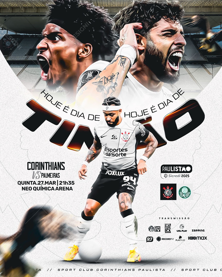 Flyer Jogo De Futebol Social Mídia PSD Editável