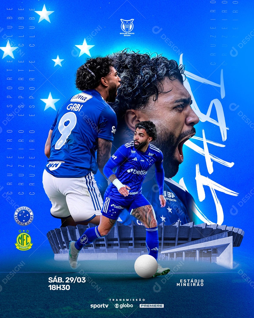 Flyer Jogo De Futebol Social Mídia PSD Editável