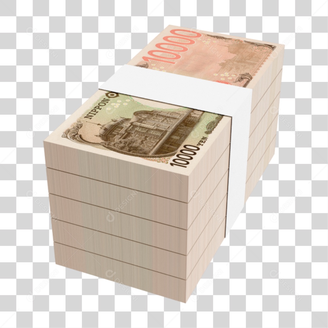 Cédula Notas Dinheiro 10 Mil Yen Japonês PNG Transparente