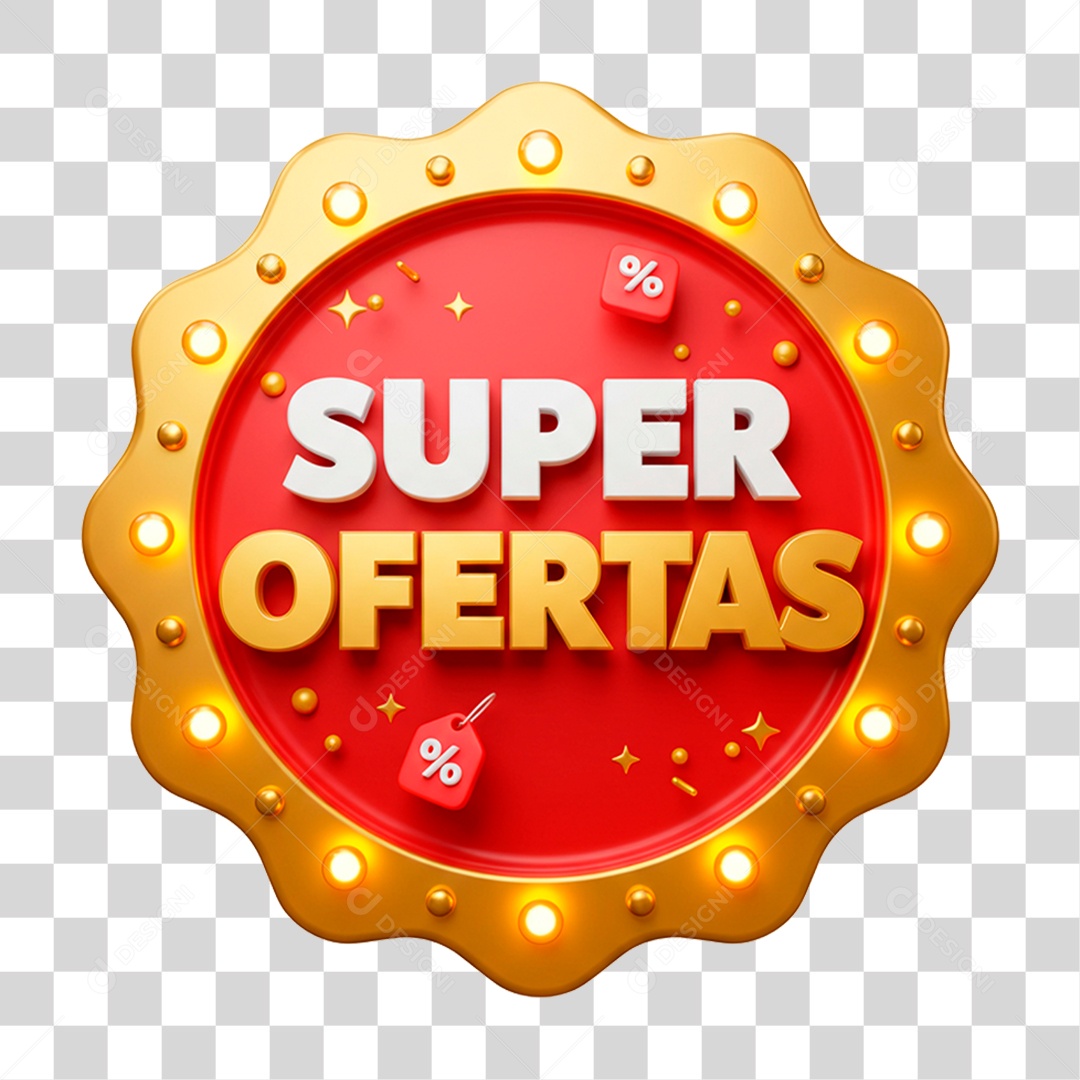 Transparent PNG Super Deals 3D Seal