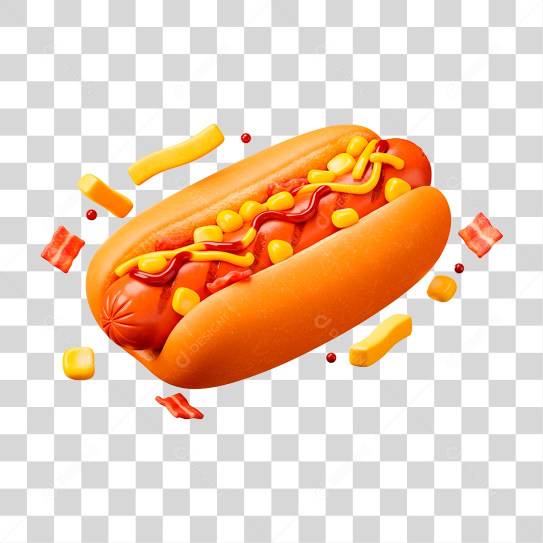 Cachorro Quente PNG Transparente