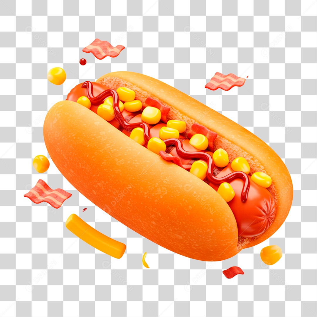 Cachorro Quente PNG Transparente
