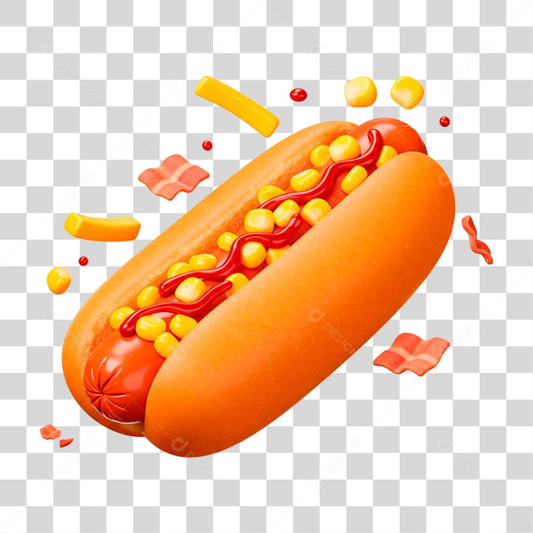 Cachorro Quente PNG Transparente