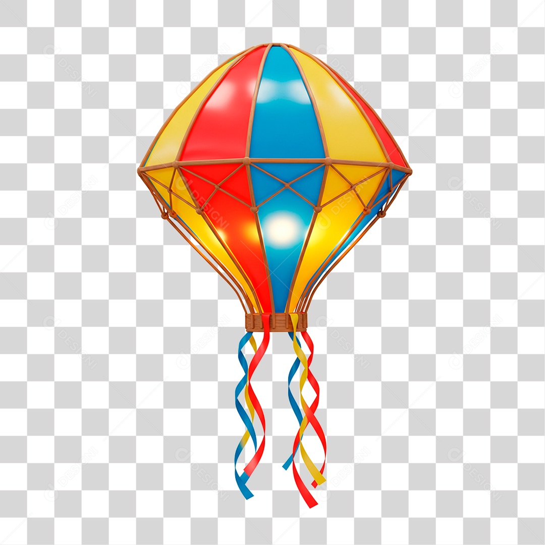 Balão de São João PNG Transparente