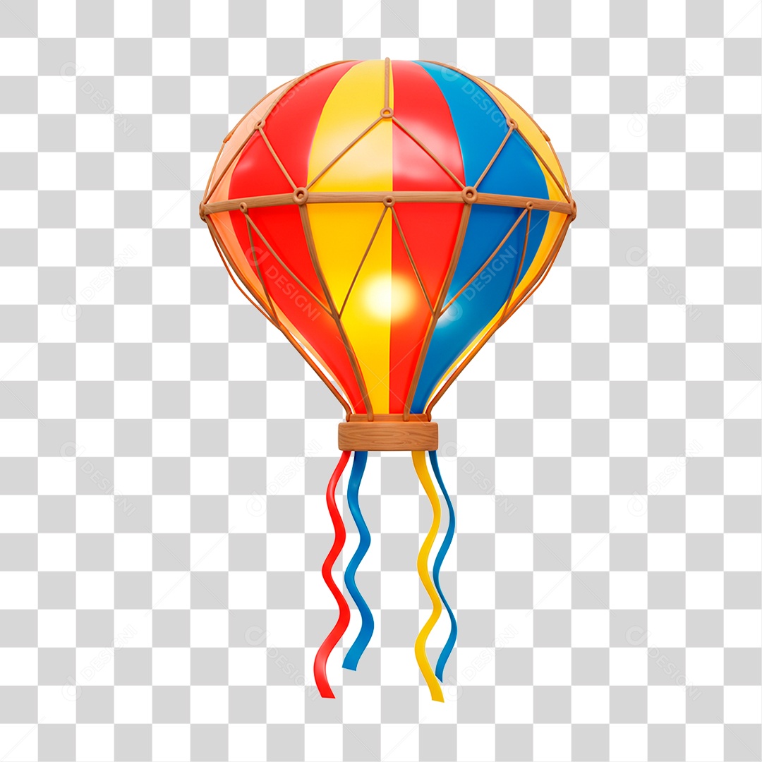 Balão de São João PNG Transparente