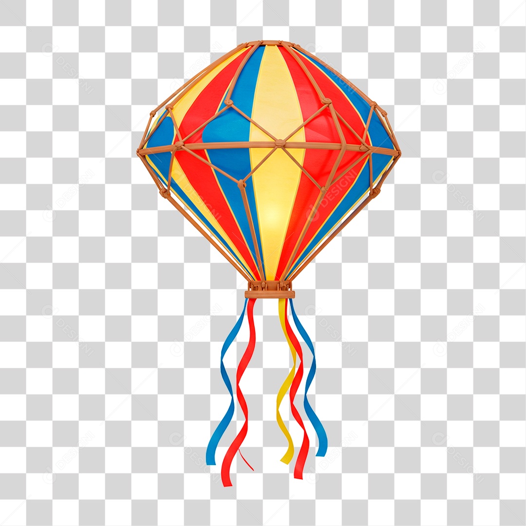 Balão de São João PNG Transparente
