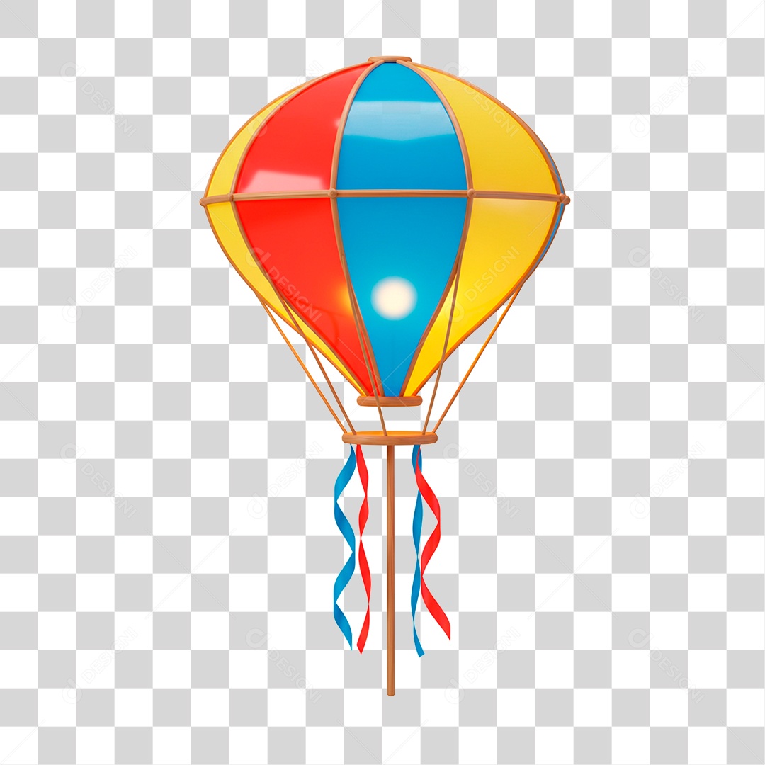 Balão de São João PNG Transparente