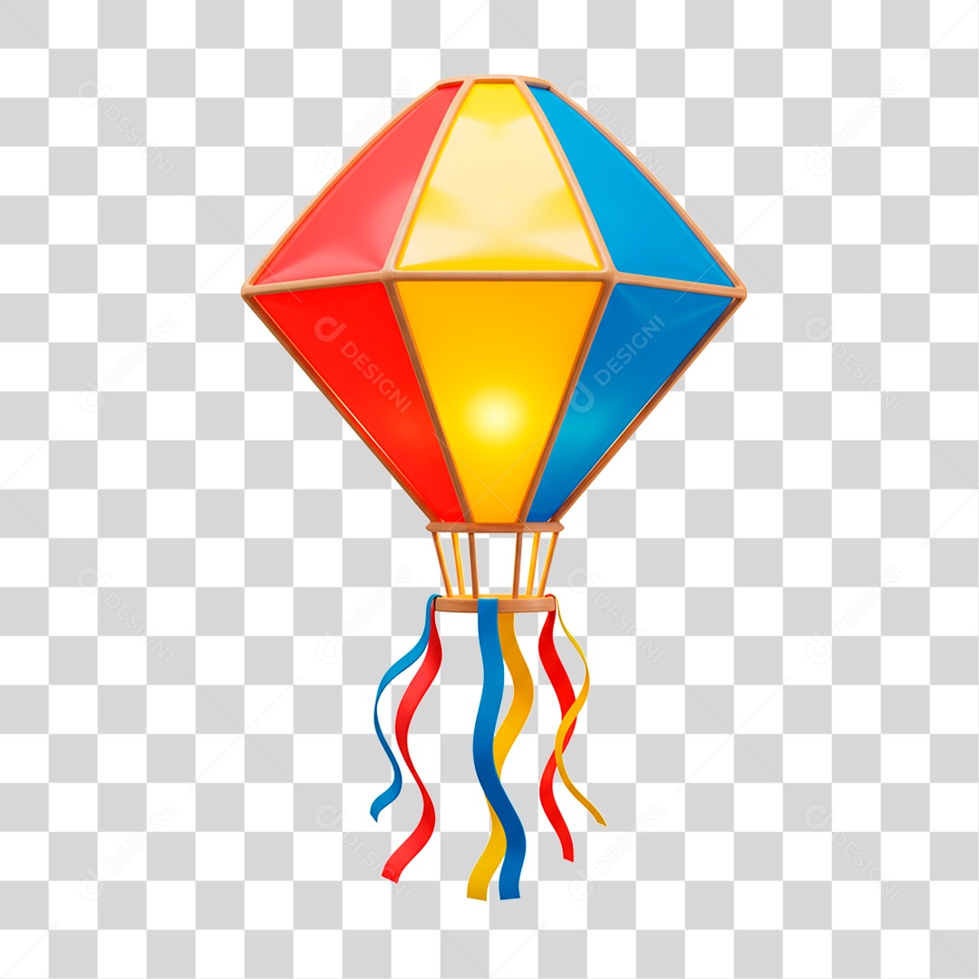 Balão de São João PNG Transparente