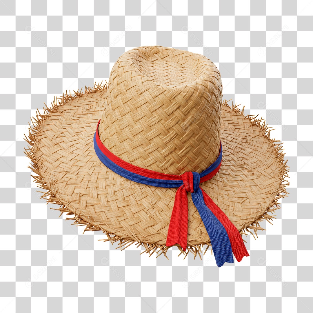 Chapéu de Palha PNG Transparente