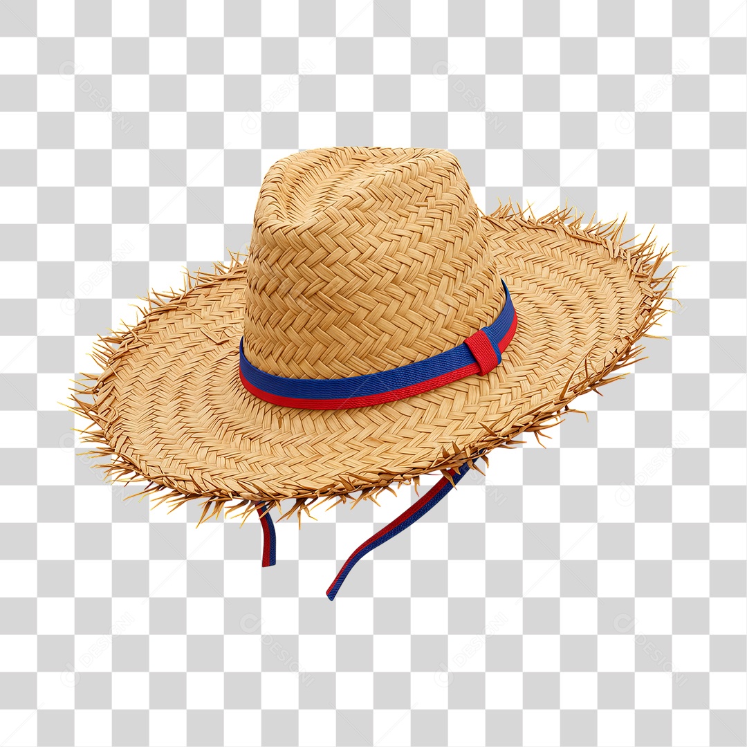 Chapéu de Palha PNG Transparente