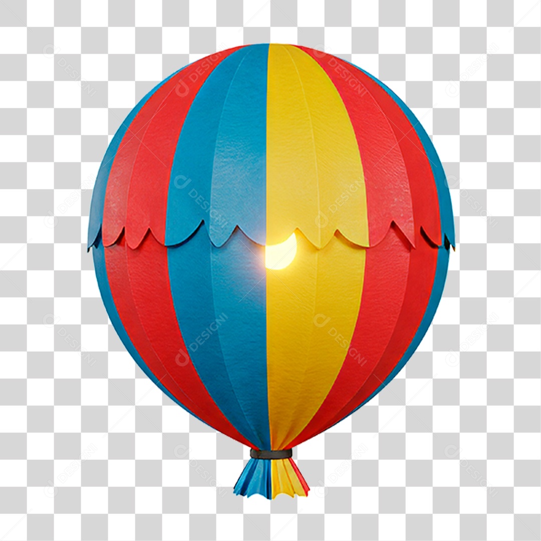 Balão de Festa Junina PNG Transparente