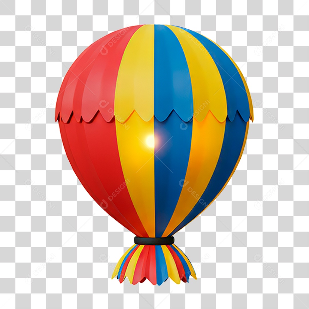 Balão de Festa Junina PNG Transparente