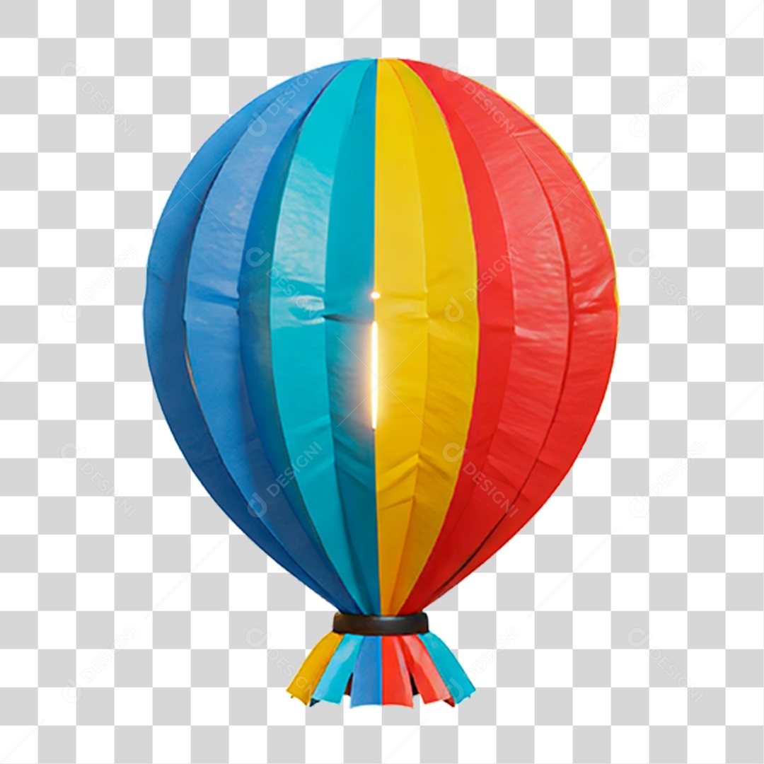 Balão de Festa Junina PNG Transparente