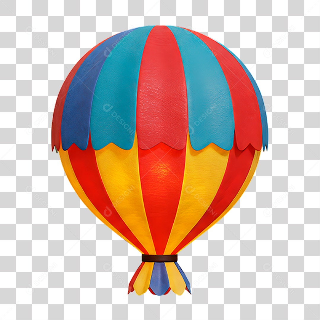 Balão de Festa Junina PNG Transparente