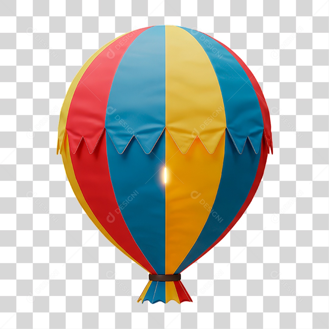 Balão de Festa Junina PNG Transparente