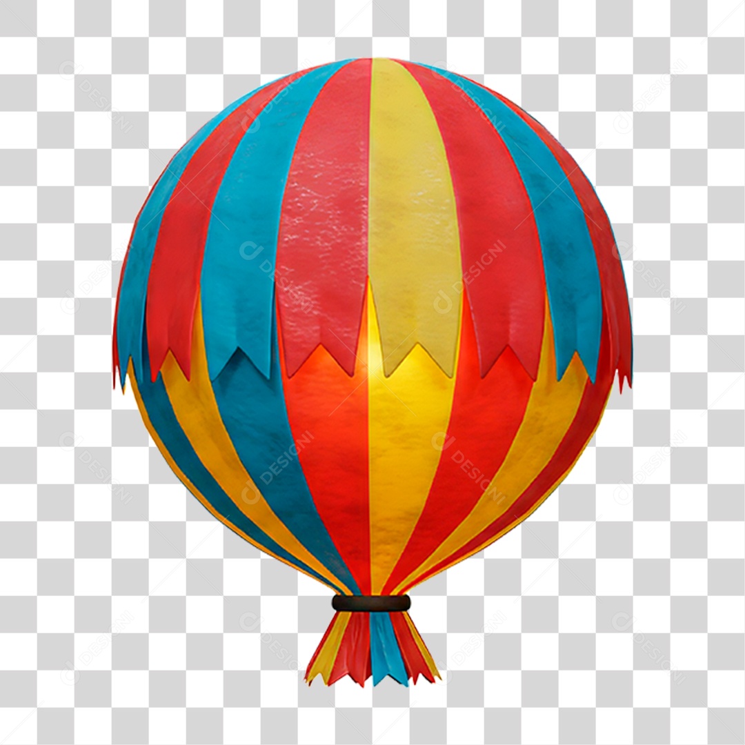 Balão de Festa Junina PNG Transparente