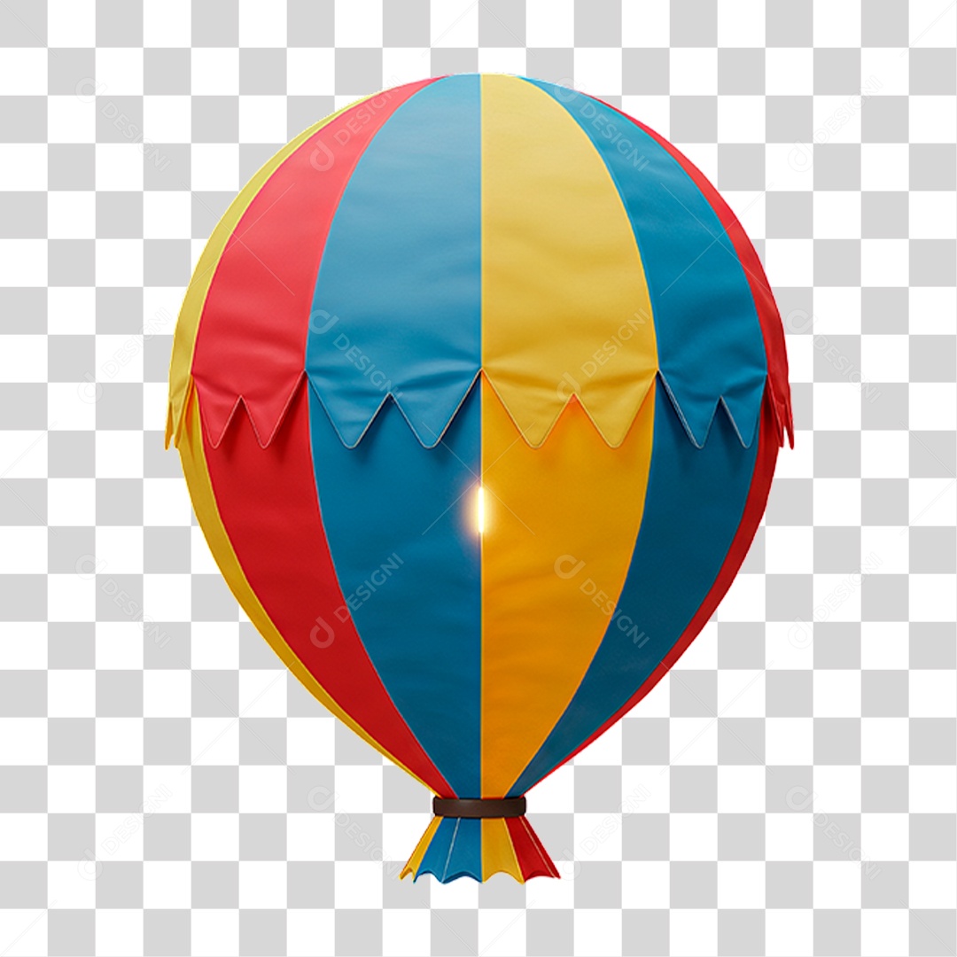 Balão de Festa Junina PNG Transparente